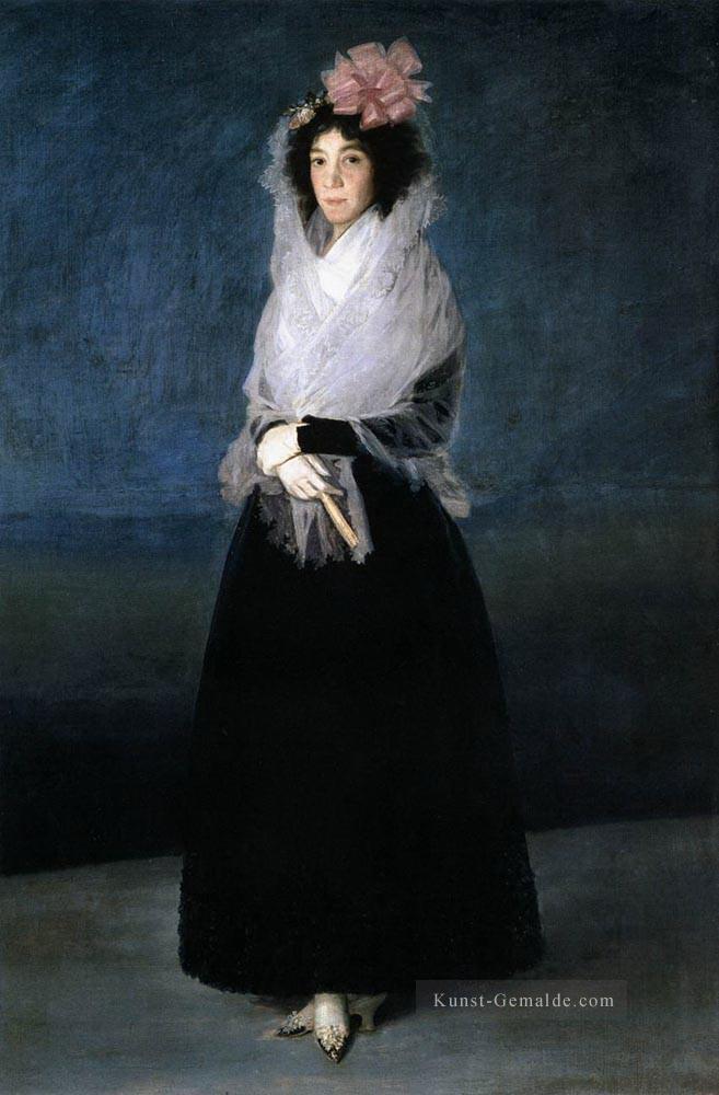 Die Marquesa de la Solana Porträt Francisco Goya Ölgemälde